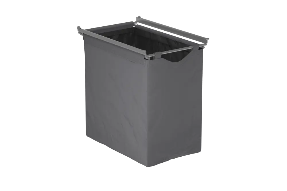 Textile Basket high W400 H500, Dark Grey